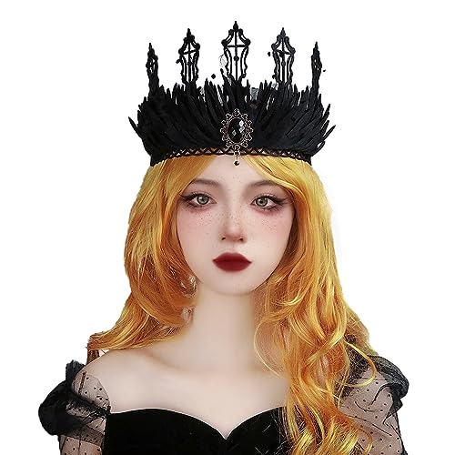 Halloween Stirnband Gothic Kopfschmuck Haarband Cosplay Party Haarschmuck Braut Hochzeit Blumenkranz Vintage Krone Haarreif Girlande Zauberer Kostüm Accessoires für Karneval Fasching Mottoparty Halloween Stirnband Gothic Kopfschmuck Haarband Cosplay Party Haarschmuck Braut Hochzeit Blumenkranz Vintage Krone Haarreif Girlande Zauberer Kostüm Accessoires für Karneval Fasching Mottoparty von SJTJSPX