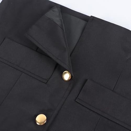 SJZZXU Anime Dandandan Okarun Cosplay mit Maske Kentakakura Cosplay Schwarze Schuluniform mit Brille Perücke Requisiten Halloween Anzug (t Perücke + Requisiten, Einheitsgröße) von SJZZXU