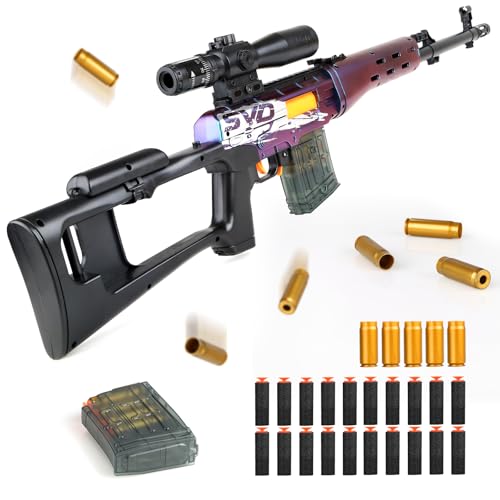 SK MISS Spielzeug Pistole Kinder, Farbwechselnde Kinder Spielzeugwaffen, Schaumstoff-Blaster Pistole, Toy Guns with Soft Foam Bullet Blaster, 7+ Kindergeschenke von SK MISS