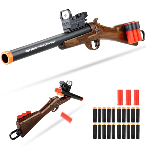 SK MISS Spielzeug Pistolen für Jungen, Schrotflinte Schaumstoff Blaster Spielzeug mit Weichen Kugeln Dart, Pädagogische Schießen Spiel Cool Stuff für 7+ Jahr alte Kinder SK MISS Spielzeug Pistolen für Jungen, Schrotflinte Schaumstoff Blaster Spielzeug mit Weichen Kugeln Dart, Pädagogische Schießen Spiel Cool Stuff für 7+ Jahr alte Kinder von SK MISS