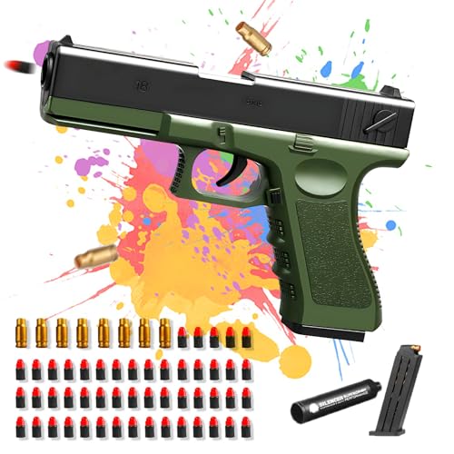 Spielzeug Pistole Kinder, Toy Gun Pistol Fidget, Spielzeug Pistole Blaster mit 50 Soft Kugel, Pistole Spielzeugpistolen für Kinder ab 6 7 8 9+ Jahren Spielzeug Pistole Kinder, Toy Gun Pistol Fidget, Spielzeug Pistole Blaster mit 50 Soft Kugel, Pistole Spielzeugpistolen für Kinder ab 6 7 8 9+ Jahren von SK MISS
