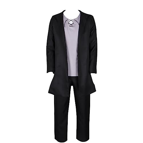 SKAYWHUK Eren Yeager Cosplay Kostüm Eren Jaeger Final Season Jacke Kapuzen-Trenchcoat mit Perücke für Herren SKAYWHUK Eren Yeager Cosplay Kostüm Eren Jaeger Final Season Jacke Kapuzen-Trenchcoat mit Perücke für Herren von SKAYWHUK
