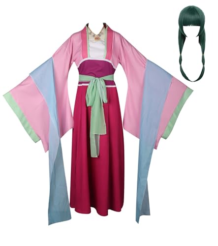 SKAYWHUK Maomao Cosplay Kostüm Maomao Apotheker Kleid Katze Hanfu Perücke Zubehör Komplettset für Frauen SKAYWHUK Maomao Cosplay Kostüm Maomao Apotheker Kleid Katze Hanfu Perücke Zubehör Komplettset für Frauen von SKAYWHUK