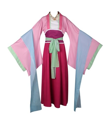 SKAYWHUK Maomao Cosplay Kostüm Maomao Apotheker Kleid Katze Hanfu Perücke Zubehör Komplettset für Frauen von SKAYWHUK