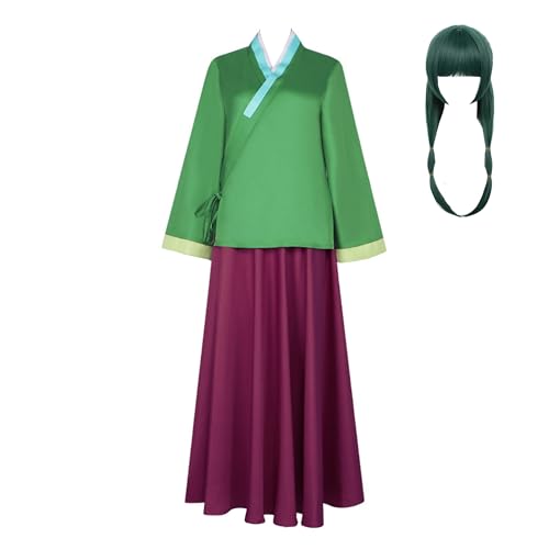 SKAYWHUK Maomao Cosplay Kostüm Maomao Apotheker Kleid Katze Hanfu Perücke Zubehör Komplettset für Frauen SKAYWHUK Maomao Cosplay Kostüm Maomao Apotheker Kleid Katze Hanfu Perücke Zubehör Komplettset für Frauen von SKAYWHUK