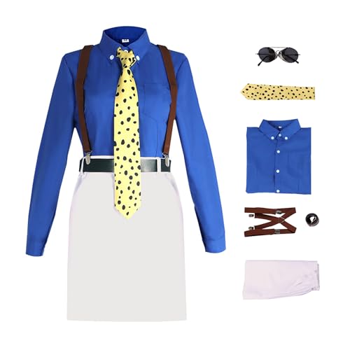 SKAYWHUK Nanami Kento Cosplay Kostüm Nanami Kento Hemd Rock Hose Krawatte Hosenträgeranzug mit Brille für Männer Frauen SKAYWHUK Nanami Kento Cosplay Kostüm Nanami Kento Hemd Rock Hose Krawatte Hosenträgeranzug mit Brille für Männer Frauen von SKAYWHUK