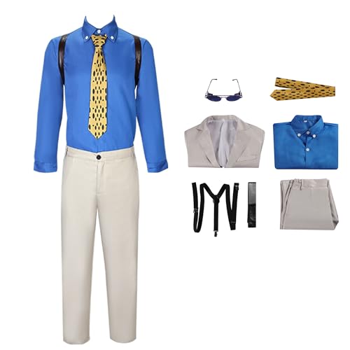 SKAYWHUK Nanami Kento Cosplay Kostüm Nanami Kento Hemd Rock Hose Krawatte Hosenträgeranzug mit Brille für Männer Frauen SKAYWHUK Nanami Kento Cosplay Kostüm Nanami Kento Hemd Rock Hose Krawatte Hosenträgeranzug mit Brille für Männer Frauen von SKAYWHUK