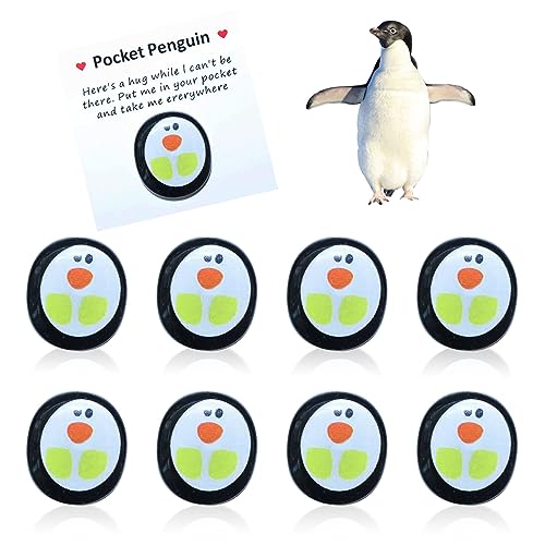 SKHAOVS 8 Stück Mini Pocket Penguin Hug, A Little Pocket Penguin Hug, Ermutigende Geschenke, Pinguin Geschenk, Niedliche Tasche Pinguin Umarmung mit Grußkarten, für Familie Freunde SKHAOVS 8 Stück Mini Pocket Penguin Hug, A Little Pocket Penguin Hug, Ermutigende Geschenke, Pinguin Geschenk, Niedliche Tasche Pinguin Umarmung mit Grußkarten, für Familie Freunde von SKHAOVS