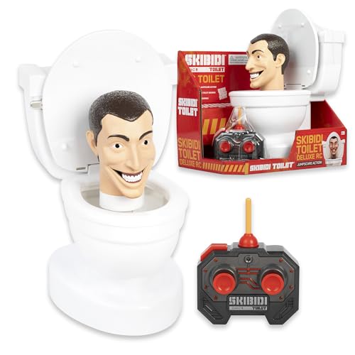Skibidi Deluxe WC RC YouTube Animation Sensation Fernbedienung Actionfigur Offiziell Lizenziertes Skibidi Toiletten-Merch Skibidi Deluxe WC RC YouTube Animation Sensation Fernbedienung Actionfigur Offiziell Lizenziertes Skibidi Toiletten-Merch von SKIBIDI TOILET