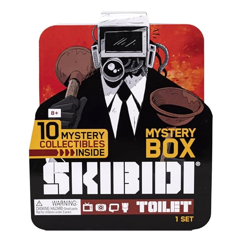 Skibidi Toilet Mystery Surprise Box - 10 Collectibles Inside - Black/Orange/Red - Collectors Toy for Children 13+ Skibidi Toilet Mystery Surprise Box - 10 Collectibles Inside - Black/Orange/Red - Collectors Toy for Children 13+ von SKIBIDI TOILET