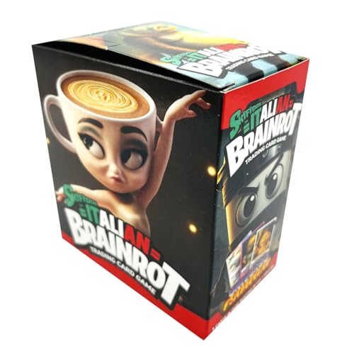 SKIFIDOL ITALIAN BRAINROT Packung mit 24 Sammelkarten-Beuteln enthält 7 Sammelkarten, Geburtstagsgeschenk für Kinder Das Kartenspiel Skifidol Universum Psychedelic von SKIFIDOL ITALIAN BRAINROT