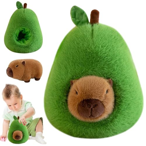 SKIKHN Capybara PlüSchtier, Capybara Kuscheltier, Avocado Capybara Plushie, Simulation Capybara PlüSchtier, Niedlichen Capybara Kuscheltier, Super Weiche GefüLlte Spielzeug PlüSch FüR Kinder SKIKHN Capybara PlüSchtier, Capybara Kuscheltier, Avocado Capybara Plushie, Simulation Capybara PlüSchtier, Niedlichen Capybara Kuscheltier, Super Weiche GefüLlte Spielzeug PlüSch FüR Kinder von SKIKHN