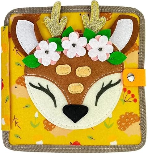 SKIKHN Filzbuch Kinder ab 1 Jahr, Montessori Spielzeug ab 1 Jahr, Filzbuch Baby, Filzbuch Montessori ab 2 Jahre SKIKHN Filzbuch Kinder ab 1 Jahr, Montessori Spielzeug ab 1 Jahr, Filzbuch Baby, Filzbuch Montessori ab 2 Jahre von SKIKHN
