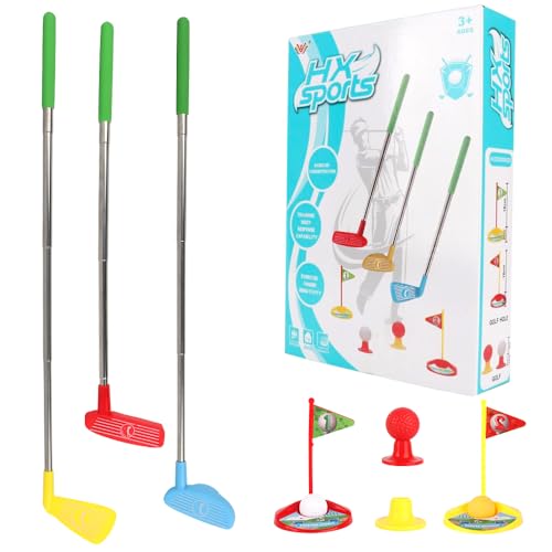 SKIKHN Minigolf Set Spielzeug für Kinder,12Pcs Minigolf Kinder 3-8 Jahre,Minigolfs für Zuhause,Mini Golf mit Bällen und Einziehbare Golfschläger Kinders,Kinderspielzeug für Draußen und Drinnen SKIKHN Minigolf Set Spielzeug für Kinder,12Pcs Minigolf Kinder 3-8 Jahre,Minigolfs für Zuhause,Mini Golf mit Bällen und Einziehbare Golfschläger Kinders,Kinderspielzeug für Draußen und Drinnen von SKIKHN