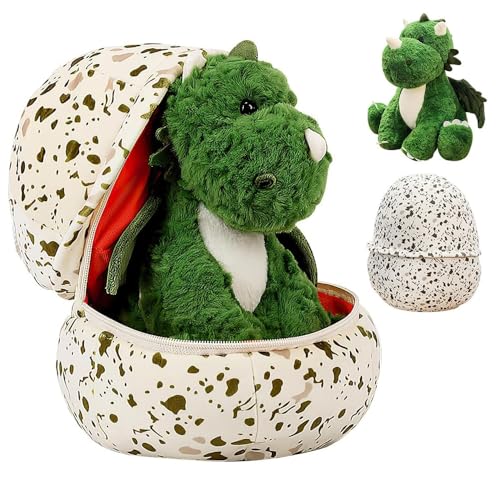 SKIKHN Plüsch Dinosaurier, 25cm Dinosaurier Schlüpfei Plüschpuppe, Kuscheltier Mit Egg Dino, mit Reißverschluss, Dino Stofftier Plüschtier, für Erwachsene Ostern Geburtstagsdekoration SKIKHN Plüsch Dinosaurier, 25cm Dinosaurier Schlüpfei Plüschpuppe, Kuscheltier Mit Egg Dino, mit Reißverschluss, Dino Stofftier Plüschtier, für Erwachsene Ostern Geburtstagsdekoration von SKIKHN