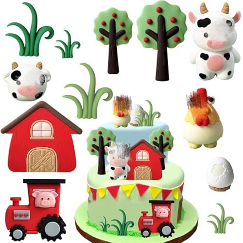 Bauernhof Tierkuchen Dekoration 12PCS Farm Kuchen Dekoration Geburtstag Cupcake Topper,Bauernhof Tier Geburtstagskuchen Topper für Bauernhof Tier Baby Dusche Geburtstagsparty Dekorationen Bauernhof Tierkuchen Dekoration 12PCS Farm Kuchen Dekoration Geburtstag Cupcake Topper,Bauernhof Tier Geburtstagskuchen Topper für Bauernhof Tier Baby Dusche Geburtstagsparty Dekorationen von SKIPTHYBER