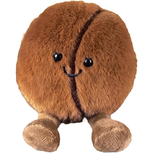 Kaffeebohnen Plüschtiere, Charmantes Weiches Kuscheltier 13cm Plüsch Lustige Cartoon Mini Trompete Simulation Kaffeebohne Ideal für Alle Altersgruppen Schicke Dekorativer Anhänger und Geschenk Kaffeebohnen Plüschtiere, Charmantes Weiches Kuscheltier 13cm Plüsch Lustige Cartoon Mini Trompete Simulation Kaffeebohne Ideal für Alle Altersgruppen Schicke Dekorativer Anhänger und Geschenk von SKIPTHYBER