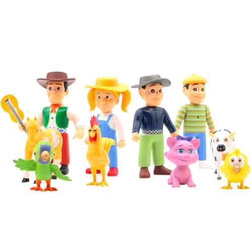 SKIPTHYBER Bauernhof Tierfiguren Spielzeug 10PCS Farm Figure Set Realistische Bauer Menschen Figuren Bauernhof Scheunentiere Spielset für Kinder, Kuchendekoration, Tiere Thema Geburtstag Party SKIPTHYBER Bauernhof Tierfiguren Spielzeug 10PCS Farm Figure Set Realistische Bauer Menschen Figuren Bauernhof Scheunentiere Spielset für Kinder, Kuchendekoration, Tiere Thema Geburtstag Party von SKIPTHYBER