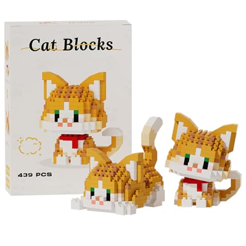 SKIPTHYBER Katze Bauklötze Cartoon Mini Bauklötze DIY Blöcke 3D Bauspielzeug Cat Kreativität Spielzeug Bausteine für Eltern-Kind Interaktives Spielzeug Lernspielzeug Geschenk Für Kinder Erwachsene SKIPTHYBER Katze Bauklötze Cartoon Mini Bauklötze DIY Blöcke 3D Bauspielzeug Cat Kreativität Spielzeug Bausteine für Eltern-Kind Interaktives Spielzeug Lernspielzeug Geschenk Für Kinder Erwachsene von SKIPTHYBER