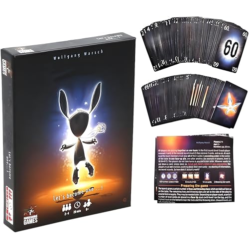 SKIPTHYBER Mindestkarten, Familienparty-Spiel für Erwachsene, lustig, spannend, einzigartig, kooperative Karte, G-ame, 2-4 Spieler, 20–40 Minuten Spielzeit von SKIPTHYBER