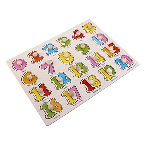 1Satz Holzspielzeug Puzzlespielzeug für Großen Teile Kreatives Lernspielzeug für Vorschulkinder Fördert die Feinmotorik und Logische für Jungen von SKISUNO