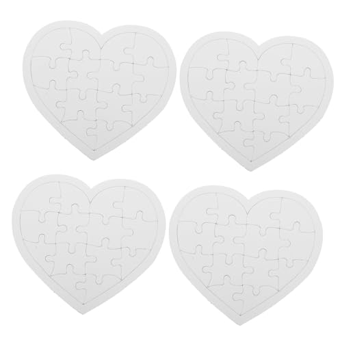 4 Blätter DIY Puzzle für Kreatives Bastelspielzeug zum Bemalen Leere Puzzlestücke für Handgemachte Kunstprojekte Sicher und Tragbar für Kreative 4 Blätter DIY Puzzle für Kreatives Bastelspielzeug zum Bemalen Leere Puzzlestücke für Handgemachte Kunstprojekte Sicher und Tragbar für Kreative von SKISUNO