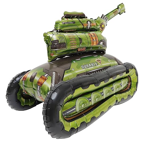 Camouflage Tank Modell Folienballon Aluminium Party Deko für Geburtstagsfeier Langlebig und Leicht Dekoration für Wände Fenster und Mehr Camouflage Tank Modell Folienballon Aluminium Party Deko für Geburtstagsfeier Langlebig und Leicht Dekoration für Wände Fenster und Mehr von SKISUNO