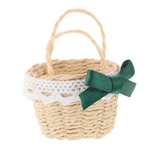 Miniaturkorb aus Rattan für Puppenhausdekoration Handgewebt für Miniaturszenen Mikro Landschaftsdesign Fotorequisiten Kleines Korbmodell Vielseitig Einsetzbar Miniaturkorb aus Rattan für Puppenhausdekoration Handgewebt für Miniaturszenen Mikro Landschaftsdesign Fotorequisiten Kleines Korbmodell Vielseitig Einsetzbar von SKISUNO