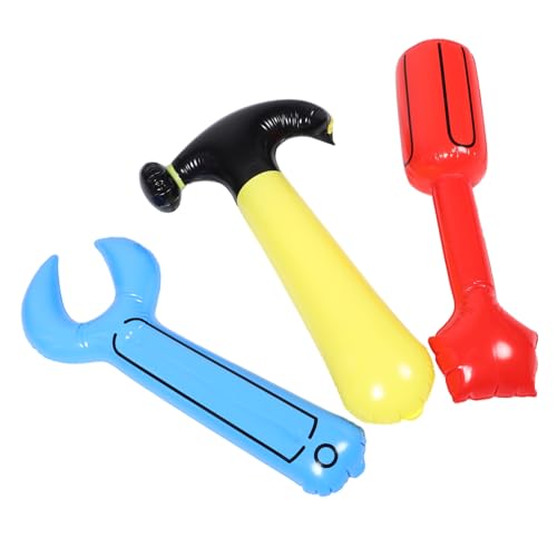SKISUNO 1 Set Aufblasbares Werkzeugspielzeug Für Kinder, Hammer, Schraubenschlüssel, Schraubendreher, Aufblasbares Spielzeug, Konstruktionsparty-dekorationen, Erlernen Grundlegender SKISUNO 1 Set Aufblasbares Werkzeugspielzeug Für Kinder, Hammer, Schraubenschlüssel, Schraubendreher, Aufblasbares Spielzeug, Konstruktionsparty-dekorationen, Erlernen Grundlegender von SKISUNO