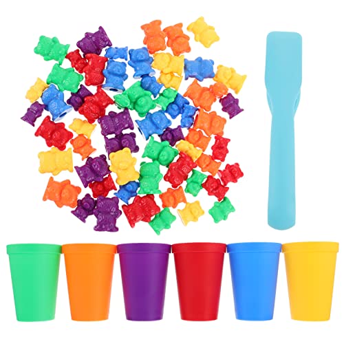 SKISUNO Kinder-zählbären Zählspiel Spielzeug Für Kinder Sicheres Kunststoffmaterial von SKISUNO