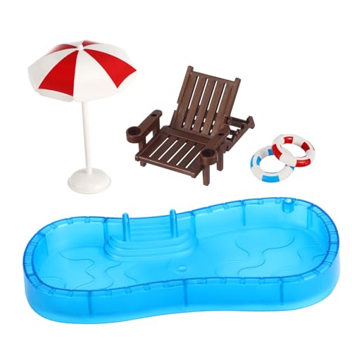 SKISUNO 1 Set Miniatur Schwimmbad Deko Mini Schwimmring Und Zubehör Perfekt Für Puppenhäuser Mini Pools Und Miniatur Schwimmbäder SKISUNO 1 Set Miniatur Schwimmbad Deko Mini Schwimmring Und Zubehör Perfekt Für Puppenhäuser Mini Pools Und Miniatur Schwimmbäder von SKISUNO
