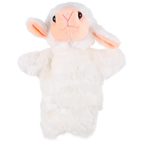 SKISUNO Entzückendes Schaf-plüschtier Schaf-handpuppe Puppenspielzeug Für Jungen Und Mädchen Zum Frühen Lernen von SKISUNO