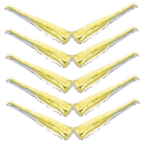 SKISUNO 10 Stück Aufblasbarer Stock-Spielzeug-baseballschläger, Aufblasbarer Stock, Sport-jubel-Stick von SKISUNO