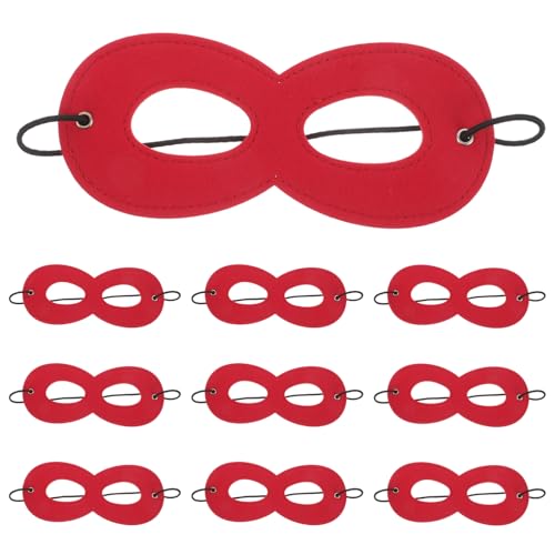 SKISUNO 10 Stück Augenmasken Im Superhelden-stil Für Kinder, Filz-superhelden-kostümzubehör, Anzieh- Und Cosplay-zubehör, Superhelden-themen-geburtstagsdekorationen SKISUNO 10 Stück Augenmasken Im Superhelden-stil Für Kinder, Filz-superhelden-kostümzubehör, Anzieh- Und Cosplay-zubehör, Superhelden-themen-geburtstagsdekorationen von SKISUNO
