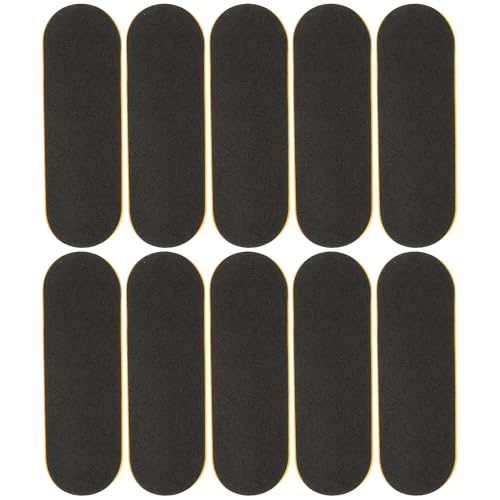 SKISUNO 10 Stück Finger Skateboard Aufkleber Selbstklebende Grip Pads für Finger Skateboard Zubehör Flexibles und Elastisches Material SKISUNO 10 Stück Finger Skateboard Aufkleber Selbstklebende Grip Pads für Finger Skateboard Zubehör Flexibles und Elastisches Material von SKISUNO