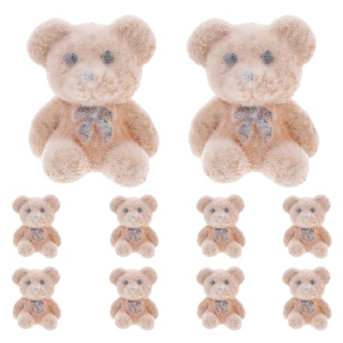 SKISUNO 10 Stück Mini Plüschbären Figuren Süße Deko für Garten und Zuhause Flauschige Teddybären für DIY Party Hochzeit und Hochwertige Ornamente SKISUNO 10 Stück Mini Plüschbären Figuren Süße Deko für Garten und Zuhause Flauschige Teddybären für DIY Party Hochzeit und Hochwertige Ornamente von SKISUNO