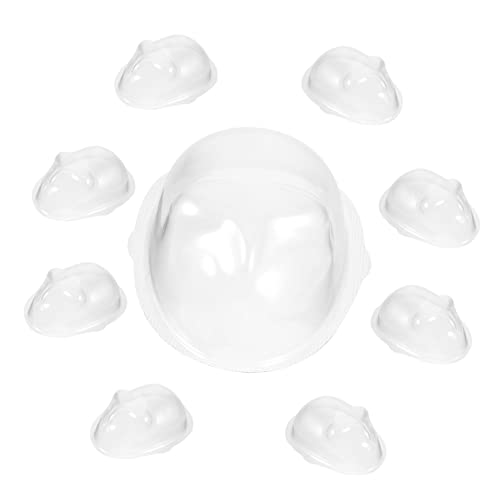 SKISUNO 10 Stück Puppenmaske Puppenmaske Vollhandwerk Realistische Gesichtsmaske Kreative Gesichtsabdeckungen Puppe DIY Maske Display Gesichtsabdeckung DIY Herstellungszubehör von SKISUNO