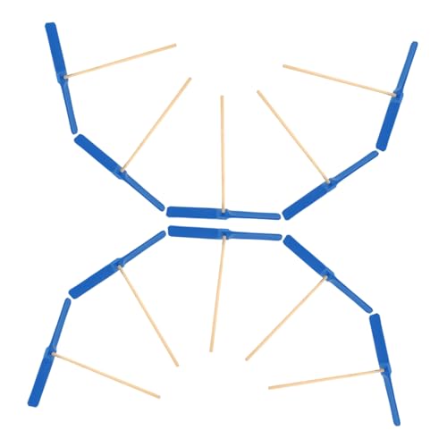 SKISUNO 10 Stück Teiliges Set Bambus Dragonfly für Interaktive Fliegende Spiele für Eltern Junge Mädchen Interaktion und Kreative Aktivitäten im Freien Robust und von SKISUNO