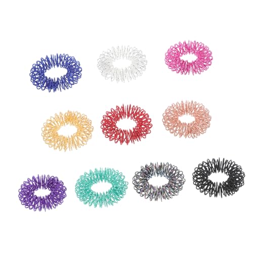 SKISUNO Fingermassagegerät Zappelring Akupressurring Sensorischer Ring Stressspielzeug Satz Für Kinder Erwachsene Leise Entspannung SKISUNO Fingermassagegerät Zappelring Akupressurring Sensorischer Ring Stressspielzeug Satz Für Kinder Erwachsene Leise Entspannung von SKISUNO