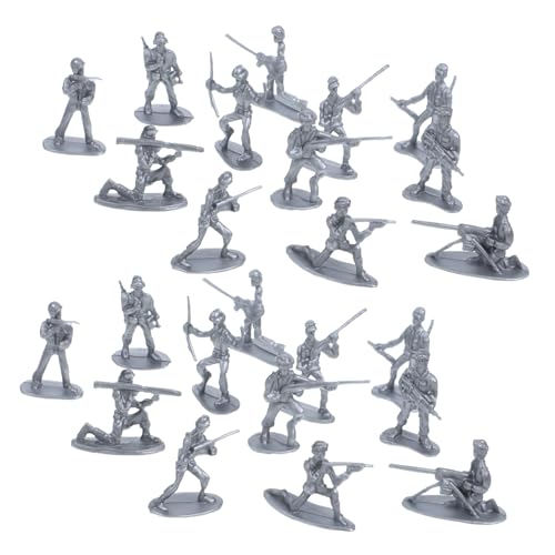 SKISUNO 100 Stück Soldaten Figuren Militärspielzeug aus Robustem Detailreiche Modelle für Drinnen und Draußen für Sammler Langlebig und Sicher der Anwendung SKISUNO 100 Stück Soldaten Figuren Militärspielzeug aus Robustem Detailreiche Modelle für Drinnen und Draußen für Sammler Langlebig und Sicher der Anwendung von SKISUNO