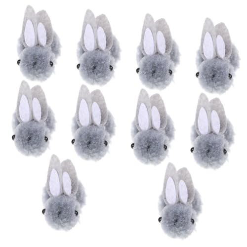 SKISUNO 10Stücke Mini Plüsch Kaninchen DIY Puppen für Dekoration und Kopfschmuck Weiches und Sicheres Material für Osterbasteleien und Kreative Projekte SKISUNO 10Stücke Mini Plüsch Kaninchen DIY Puppen für Dekoration und Kopfschmuck Weiches und Sicheres Material für Osterbasteleien und Kreative Projekte von SKISUNO