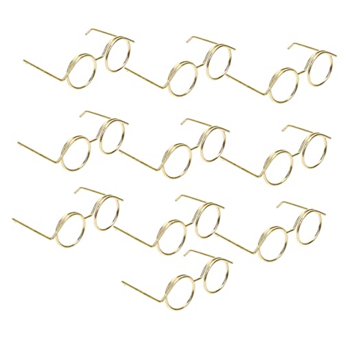 SKISUNO 10Stücke Puppenbrillen Mini Puppenbrillen aus Dekorative Puppenaccessoires Kreatives Zubehör für Puppenhäuser für Sammler SKISUNO 10Stücke Puppenbrillen Mini Puppenbrillen aus Dekorative Puppenaccessoires Kreatives Zubehör für Puppenhäuser für Sammler von SKISUNO