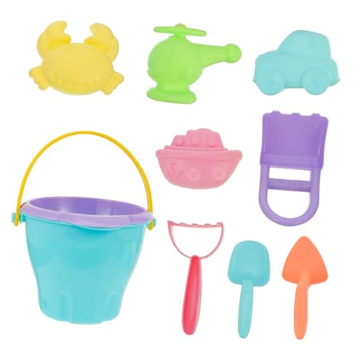 SKISUNO 10Stücke Teiliges Set Strandspielzeug für Sommerabenteuer Sandspielzeug Eimer für Kreatives Am Wasser für Strand Park und Garten SKISUNO 10Stücke Teiliges Set Strandspielzeug für Sommerabenteuer Sandspielzeug Eimer für Kreatives Am Wasser für Strand Park und Garten von SKISUNO