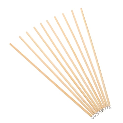 SKISUNO 10pcs Puppenstockstift Holzmanipulationsstange Für Schattenpuppen Handpuppen Operativen Stick Massivholzhandwerk Sticks DIY Puppenarmbewegung Kontrollstange von SKISUNO