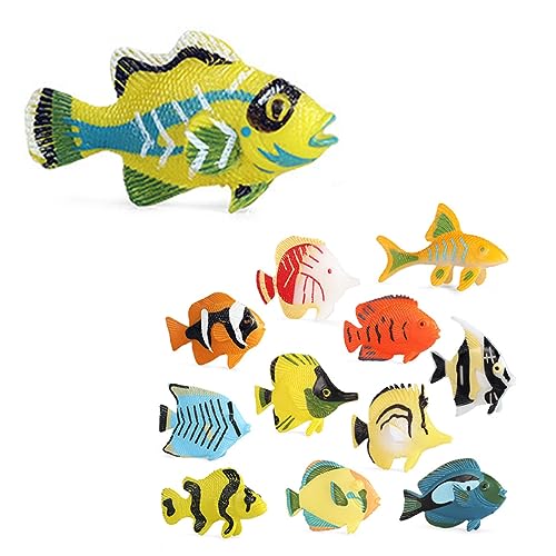 SKISUNO 12 Stück Kompakte Meeresbewohner Deko Teiliges aus Niedlichen Tierfiguren für Desktop und Aquarien Dekoration Sicheres Material Lebendige Farben und Realistische Designs SKISUNO 12 Stück Kompakte Meeresbewohner Deko Teiliges aus Niedlichen Tierfiguren für Desktop und Aquarien Dekoration Sicheres Material Lebendige Farben und Realistische Designs von SKISUNO