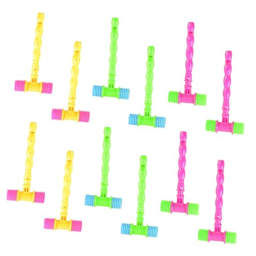 SKISUNO 12 Stück Teiliges Hammer aus Kunststoff für Junge Mädchen und Kleinkinder Buntes Klopfspielzeug mit Geräuschfunktion Geeignet als Party und Gartenspielzeug für Zufällige Farbe SKISUNO 12 Stück Teiliges Hammer aus Kunststoff für Junge Mädchen und Kleinkinder Buntes Klopfspielzeug mit Geräuschfunktion Geeignet als Party und Gartenspielzeug für Zufällige Farbe von SKISUNO