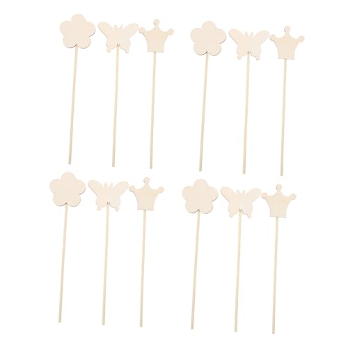 SKISUNO 12 Stück Teiliges Holz Zauberstab Bastelset für DIY Fee mit Blumen Kronen und Schmetterlingsdesign Fördert Kreativität Praktisches und Fantasievolles Rollenspiel für Mädchen SKISUNO 12 Stück Teiliges Holz Zauberstab Bastelset für DIY Fee mit Blumen Kronen und Schmetterlingsdesign Fördert Kreativität Praktisches und Fantasievolles Rollenspiel für Mädchen von SKISUNO