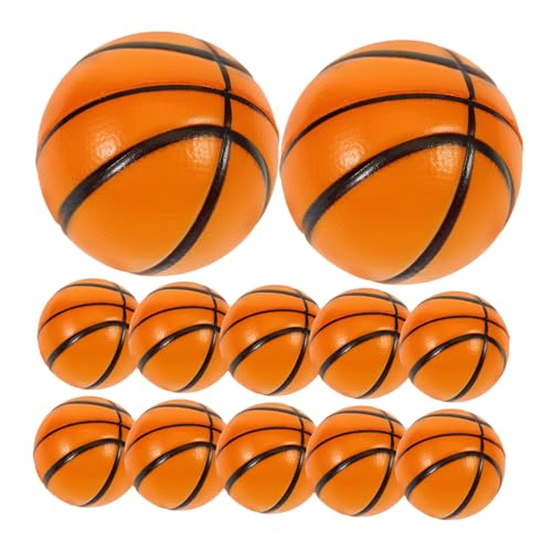 SKISUNO 12 Stück Teiliges Mini Basketball Squeeze Stressabbauende Basketball Stressbälle Weiche Waschbare Squeeze Bälle für Partygeschenke und Entspannendes Stressspielzeug SKISUNO 12 Stück Teiliges Mini Basketball Squeeze Stressabbauende Basketball Stressbälle Weiche Waschbare Squeeze Bälle für Partygeschenke und Entspannendes Stressspielzeug von SKISUNO