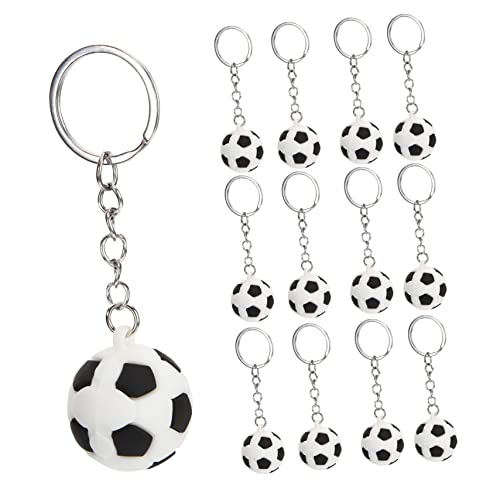SKISUNO 12Stücke Fußball Schlüsselanhänger Kreative Schlüsselhalter Ringe für Geburtstagsfeiern Kleine und Beutelschmuck SKISUNO 12Stücke Fußball Schlüsselanhänger Kreative Schlüsselhalter Ringe für Geburtstagsfeiern Kleine und Beutelschmuck von SKISUNO