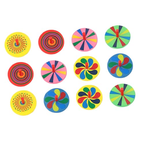 SKISUNO 12Stücke Holz Gyro für Fidget aus Holz für Kreative Beschäftigung und Lernspielzeug Perfektes für Familienaktivitäten SKISUNO 12Stücke Holz Gyro für Fidget aus Holz für Kreative Beschäftigung und Lernspielzeug Perfektes für Familienaktivitäten von SKISUNO